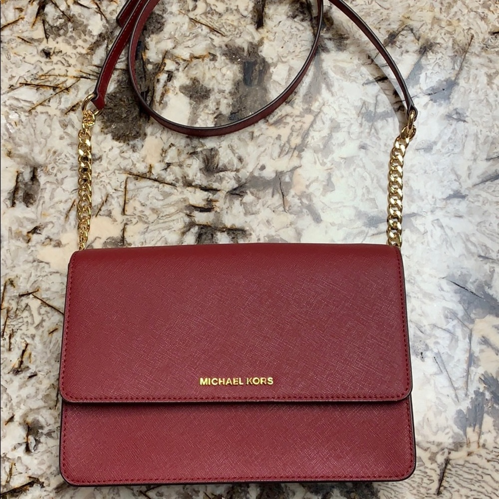 Michael Kors Dark Red Shoulder / Crossbody